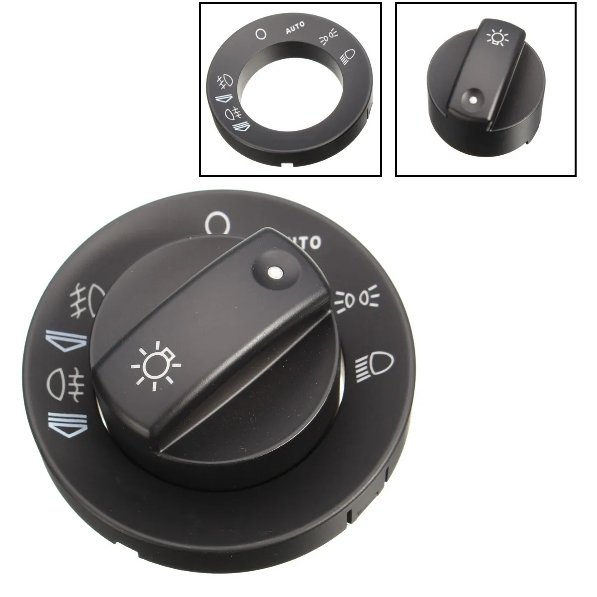 

W / Auto Headlight Fog Light Control Switch Cover Cap Repair Kit For 8E0941531B AUDI A4 S4 8E B6 B7 2000 2001 2002 2003 - 2007