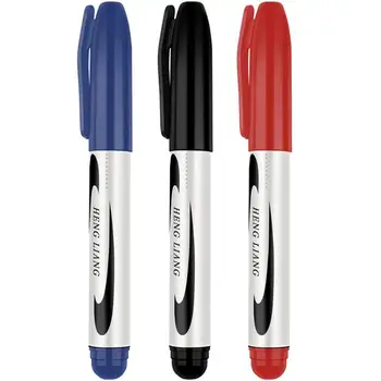 

10PCS Traditional Marker Oily Paint Marker Black Permanent Marker Reusable Marker Dropship 11.11 Big Sale