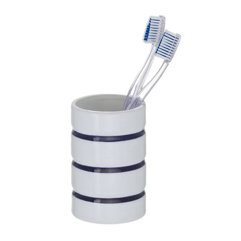 WENKO 21054 Glass dental hygiene Marine White|Полки для ванной| |