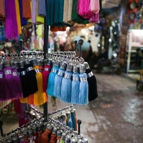 Плакат с надписью The Souqs of Marrakech Morocco (11x17) | Дом и сад