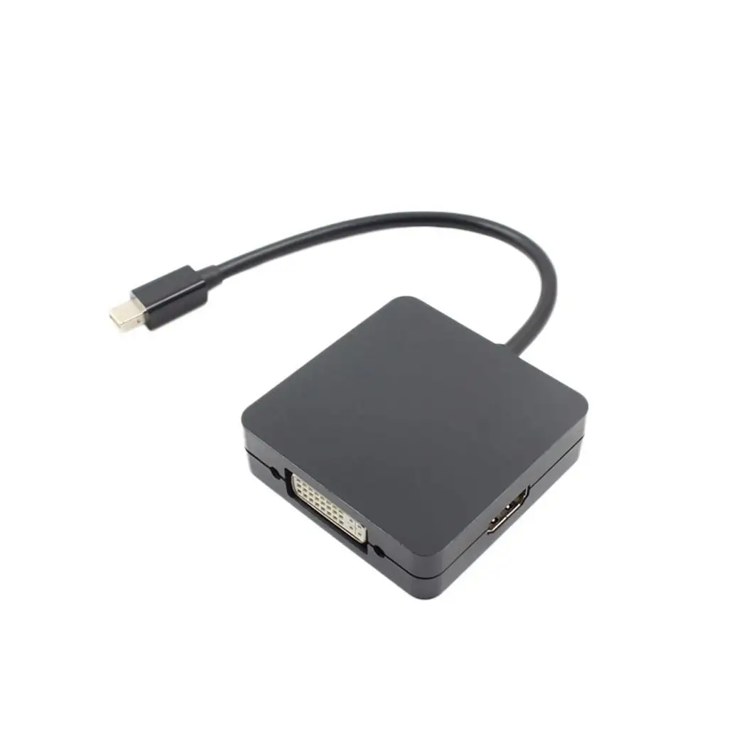 Мини Дисплей Порт DP в HD мультимедийный интерфейс VGA DVI конвертер кабель 19 см/7 5