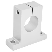 linear rail 2Pcs Aluminium Alloy Linear Rail Shaft Guide Support Bracket support round guide rail slide block bearing For CNC linear rail 2Pcs Aluminium Alloy Linear Rail Shaft Guide Support Bracket support round guide rail slide block bearing For CNC