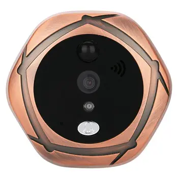 

5 inch smart wireless WIFI visual cat eye doorbell remote network mobile phone APP
