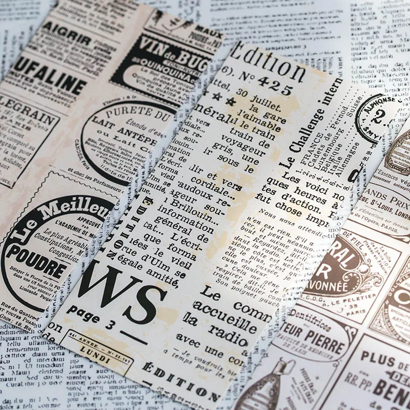 

5Pcs/Pack Vintage Paper Envelope Creative Retro Newspaper Envelopes For Kids DIY Decor Supplies Korean Stationery