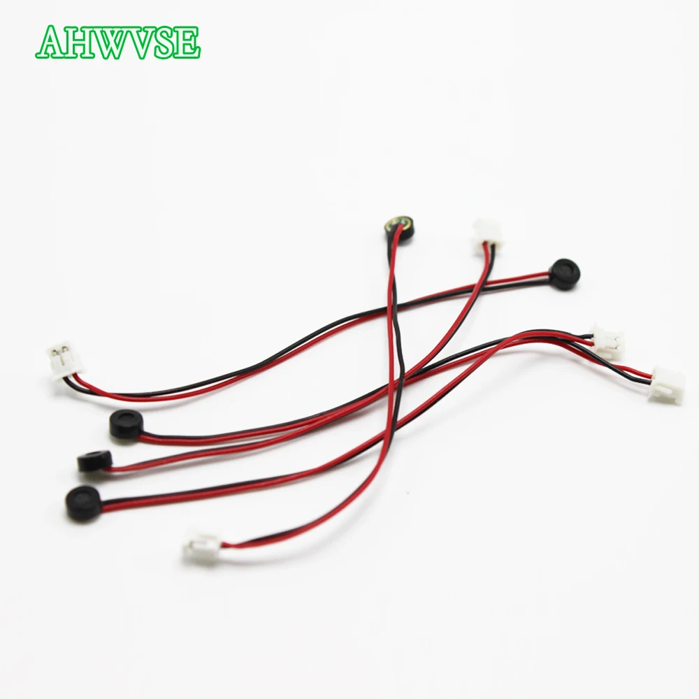 

50pcs/lot Mini CCTV High Sensitive Microphone Security Camera Audio Mic DC Power Cable Microphone For CCTV Cameras DVR System