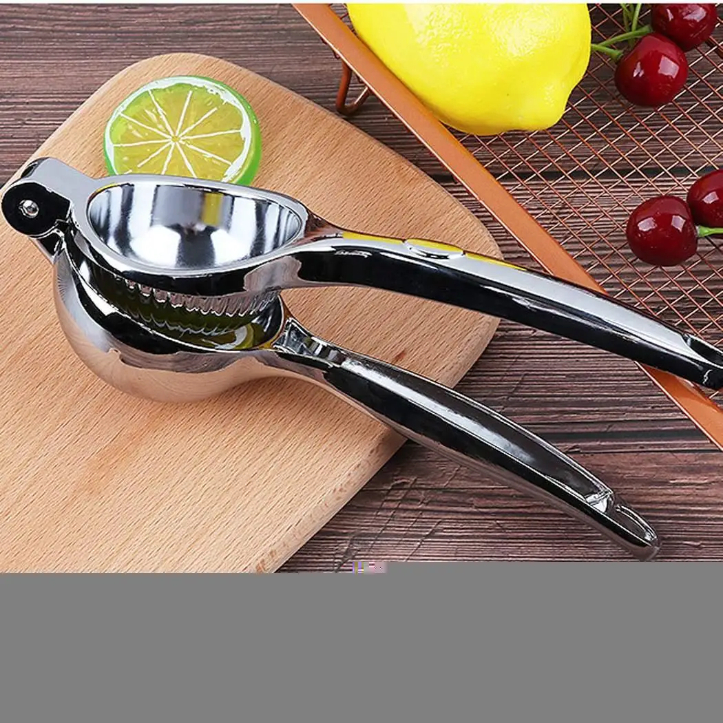 

Hand Manual Orange Fruit Lemon Squeezer Fashion Juicers Citrus 395g Silver Press Home, Bar, Restaurant, etc