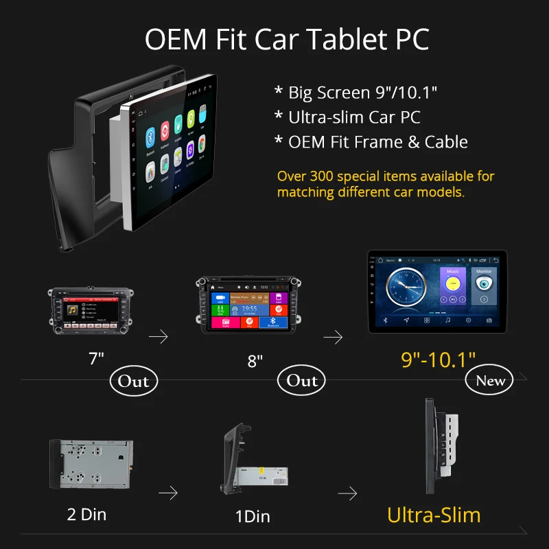  Android 8.1 car gps multimedia video radio player for Toyota 2007-2015 fortuner hulix navigation st