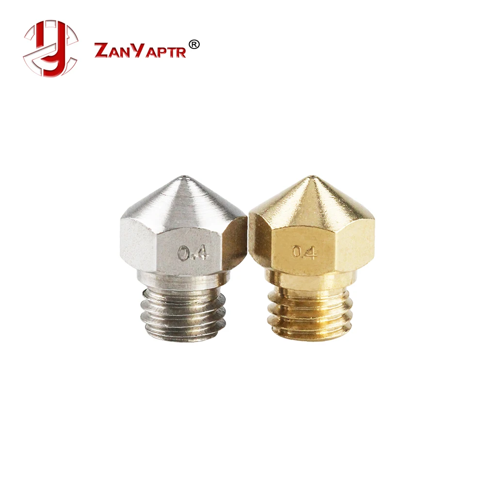 10 For duplicator Nozzle Stainless Steel Kit For 3D Printer M6 For Creality CR