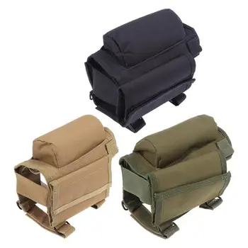 

Portable Adjustable Outdoor Butt Stock Rifle Cheek Rest Pouch Bullet Bag
