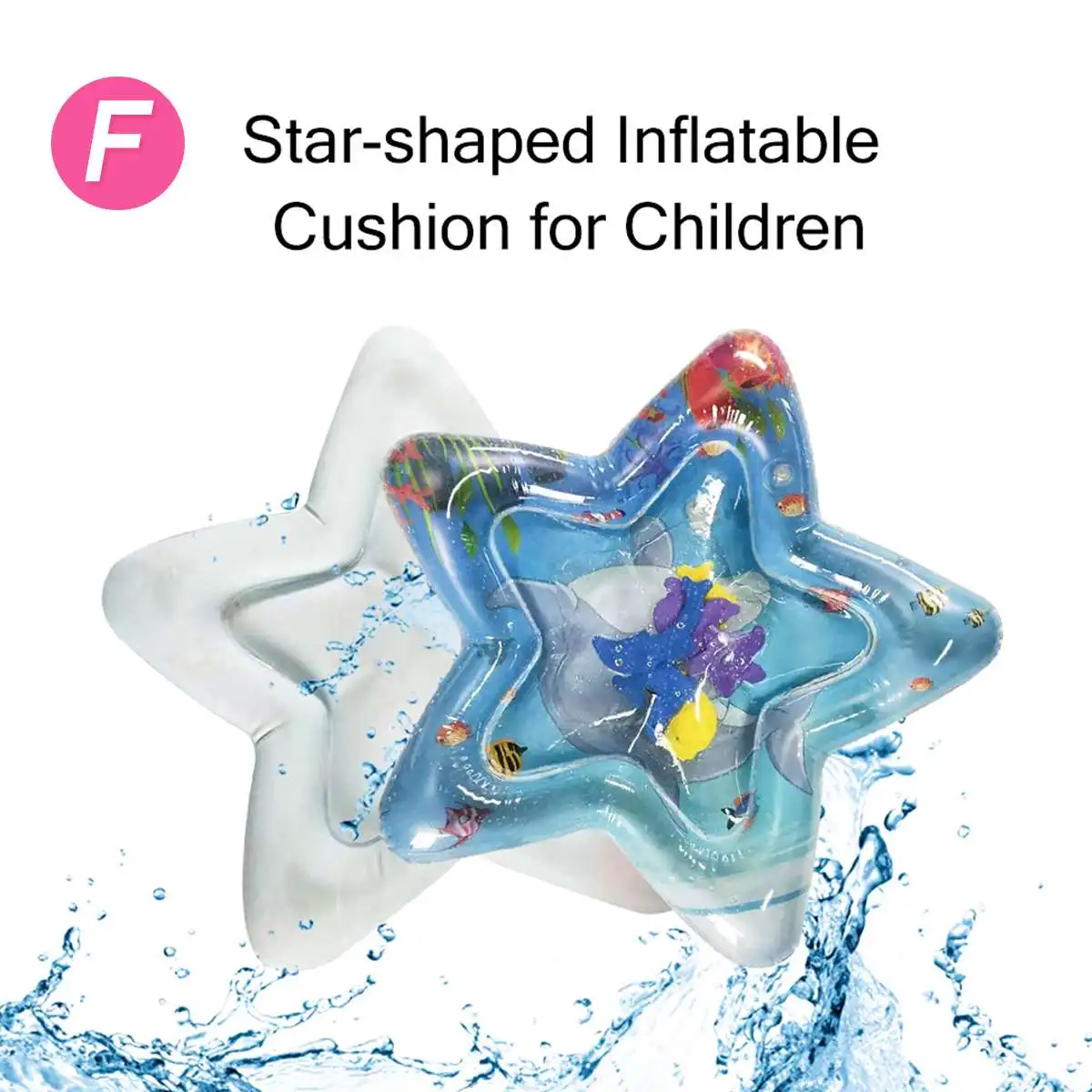 Двойной Применение игрушка Детские надувные похлопал Pad Детские надувные подушки воды НИЦ воды подушку игровой коврик Fun Pat Pad