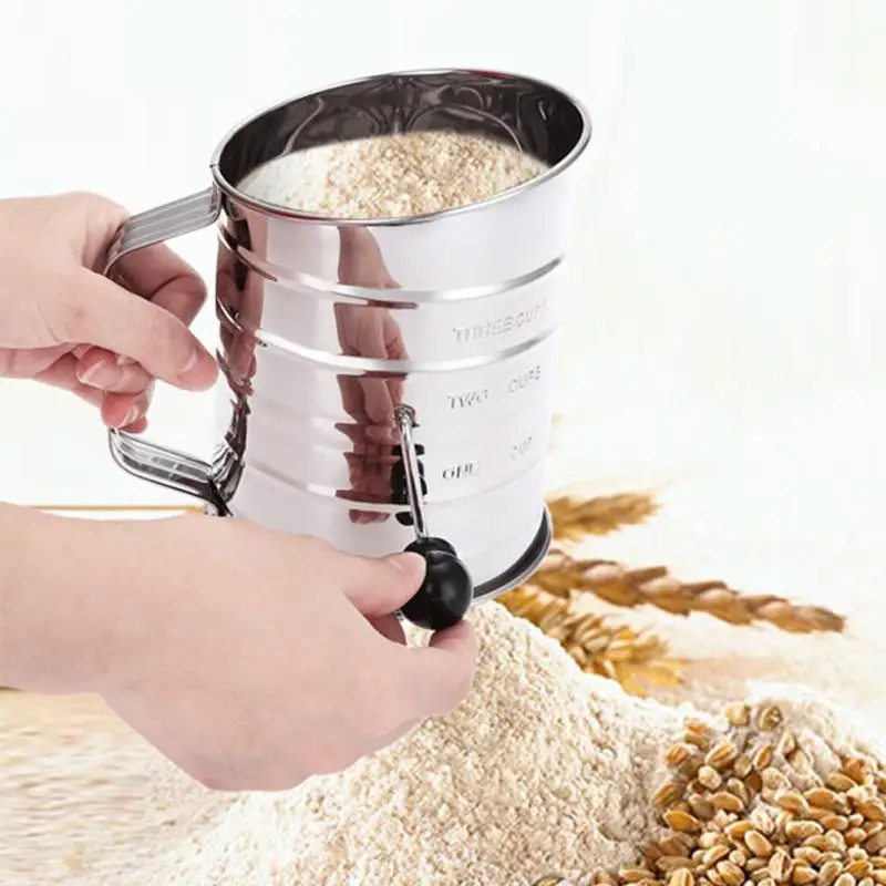 Buy 1PCS Flour sifter Home Use Leakage Powder Sifter 4
