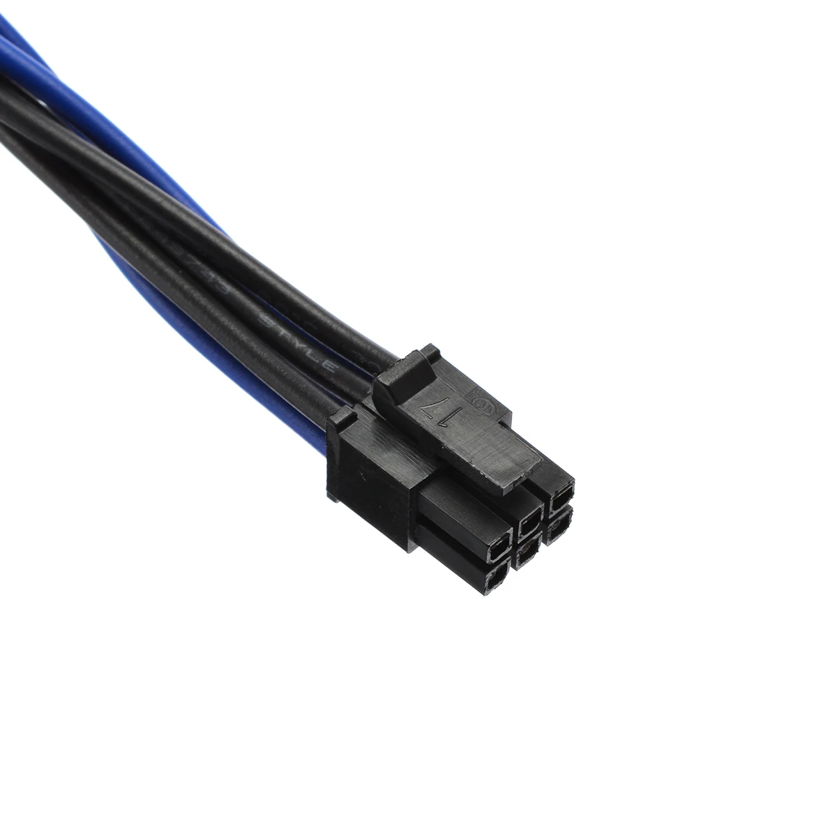 18AWG двойной мини 6 контактный штырьковый разъем PCI Express кабель конвертер питания