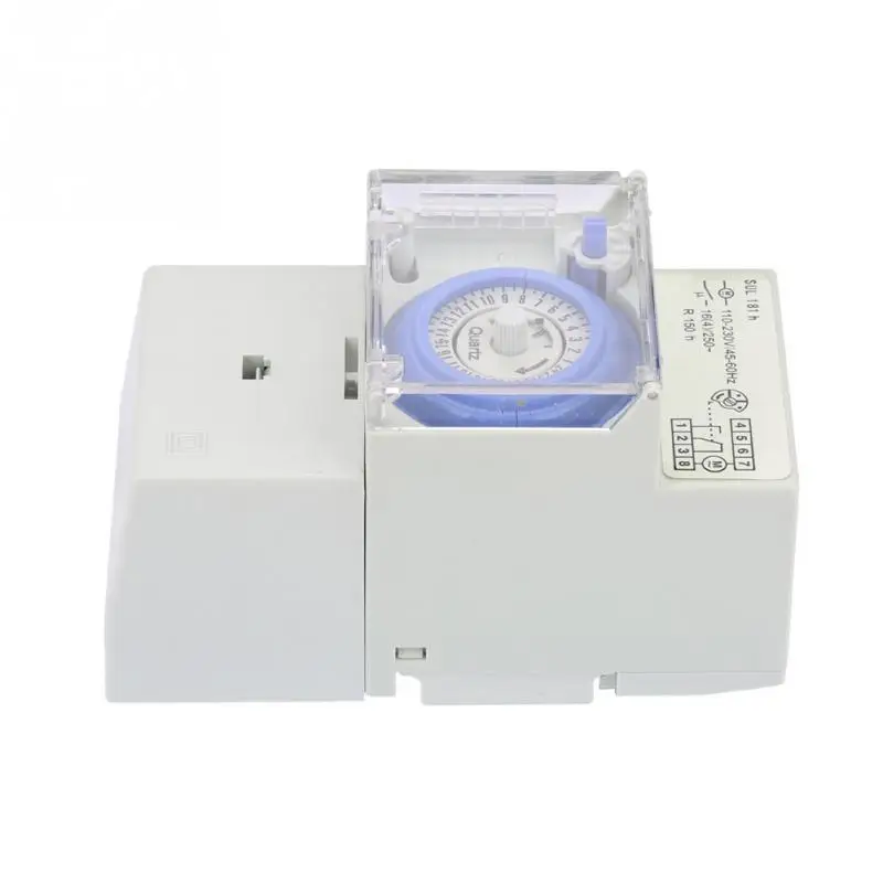 Time Switch 110 230v SUL181H 24 Hours Analog Mechanical Timer Manual/Auto Controller Time Switch
