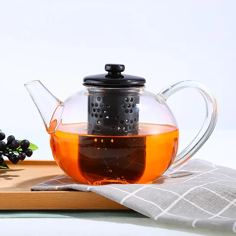 Restoration Literature and Art Glass Teapot Ceramic Tea Leak High