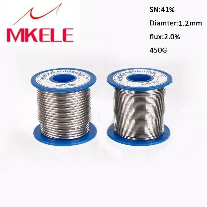 solder wire 41SN Pure Tin 1.2mm 450g solder wire silver solder tin lead soldering wirein