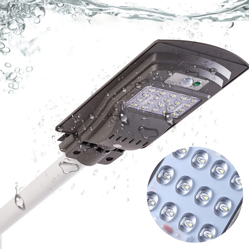 

sensing Road ABS Waterproof radar LED Solar light Bulb Outdoor Garden lamp Decoration Motion Sensor Night Security Wall light