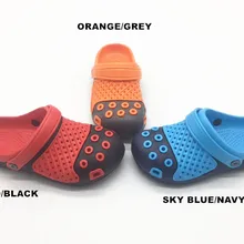 Одежда для мальчиков; Летние босоножки; для малышей и детей постарше, детские туфли с рисунком «крокодил» Для малышей пляжные сабо садовые шлепанцы; обувь для мальчиков и девочек EU30-35 US11-3 EU24-29 US5-10