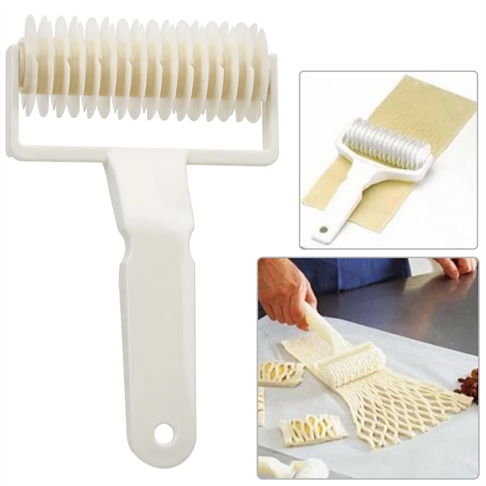 Dough Lattice Cutter Cookie Pie Pizza Bread Pastry Crust Roller Tools 3 Sizes 