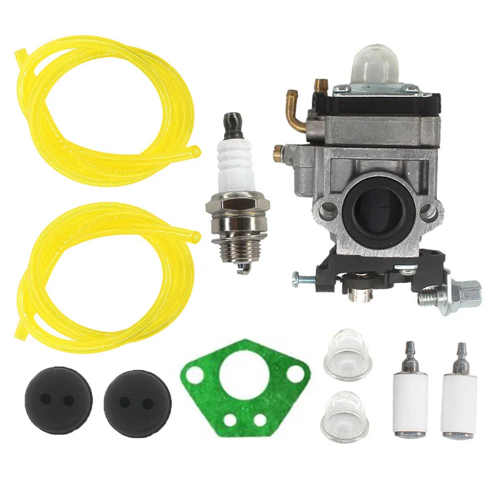 

Set Of Carburetor Kit For Earth/quake E43 E43WC E43CE Auger MC43 MC43E MC43CE Carburetor Gaskets Spark Plug Fuel Filters