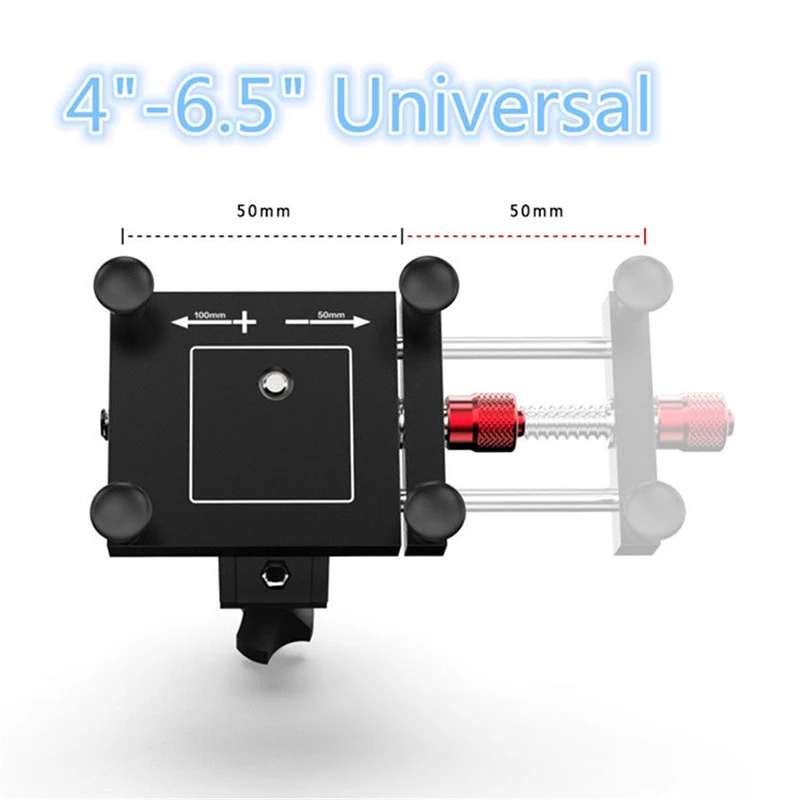 

Adjustable Stand Phone Holder Motorcycle Rear View Mirror/ Mount Aluminum Alloy