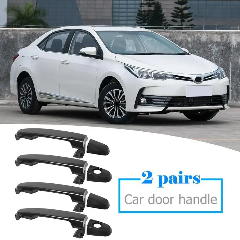 VODOOL 2 pares de coche al aire libre frente izquierda + derecha fuera de la puerta de la barra de la manija para matriz Corolla BYD F3 accesorios de coche las partes exteriores VODOOL 2 pares de coche al aire libre frente izquierda + derecha fuera de la puerta de la barra de la manija para matriz Corolla BYD F3 accesorios de coche las partes exteriores