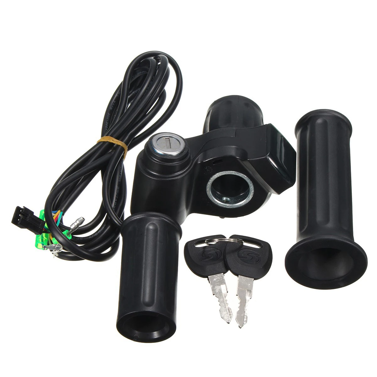 Top 2Pcs Black 12V-99V Electric Scooter Bike Throttle Grip Handlebar LED Digital Meter Universal Electric Bicycle Accessories 4 Top 2Pcs Black 12V-99V Electric Scooter Bike Throttle Grip Handlebar LED Digital Meter Universal Electric Bicycle Accessories 4