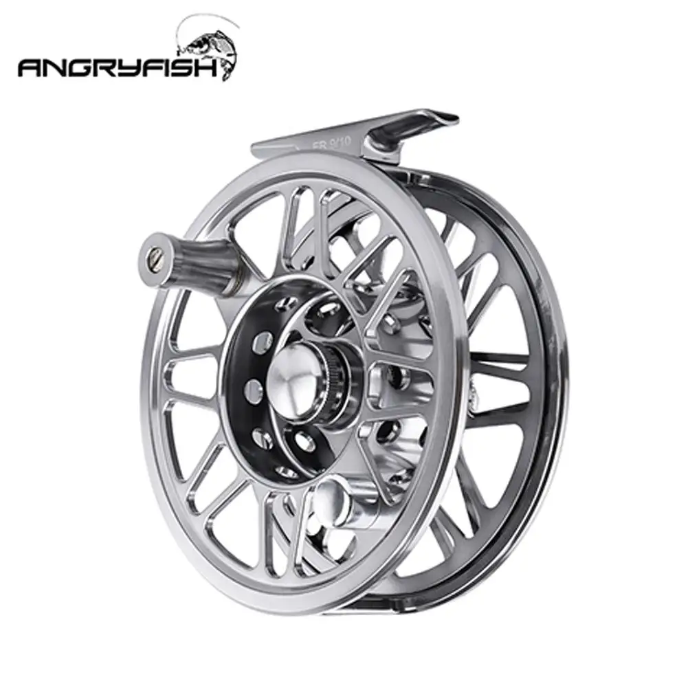 Angryfish 3/4 5/6 7/8 9/10 WT катушка для ловли нахлыстом из алюминиевого сплава 2 + 1BB 1 0: ручка