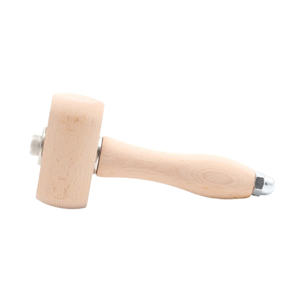 Молоток из бука с деревянной ручкой, инструмент для резьбы по коже, молоток для резьбы по коже