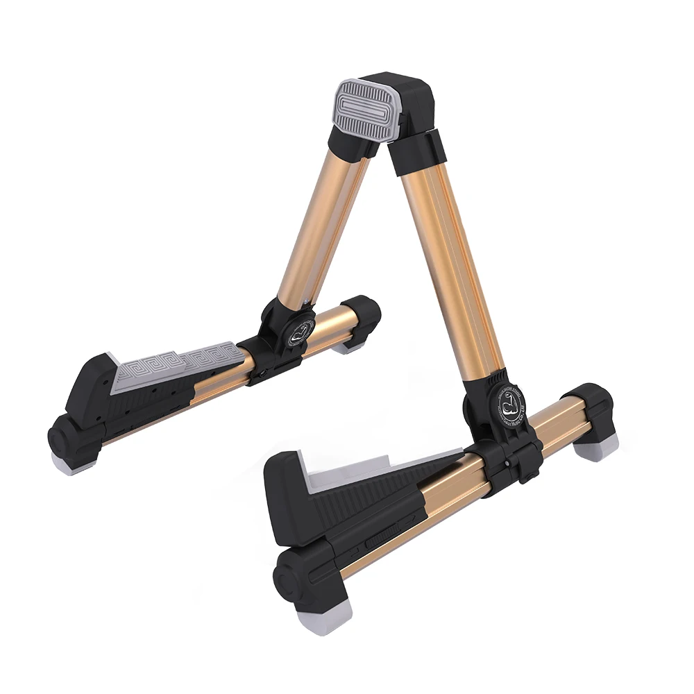 

Guitar Stand A-frame Folding Adjustable Holder Bracket Aluminum Alloy Universal for Acoustic Electric Classical Folk Guitar