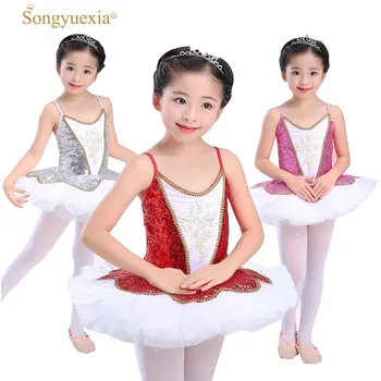 

professional ballet tutu child kids girls sequin ballerina dress kids girls dance costumes ballerinas dancewear