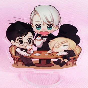 

1 Pc New Arrival Anime Yuri on Ice Acrylic Stand Model Toys Plate Holder Action Figure Ornament Toy Kids Gift