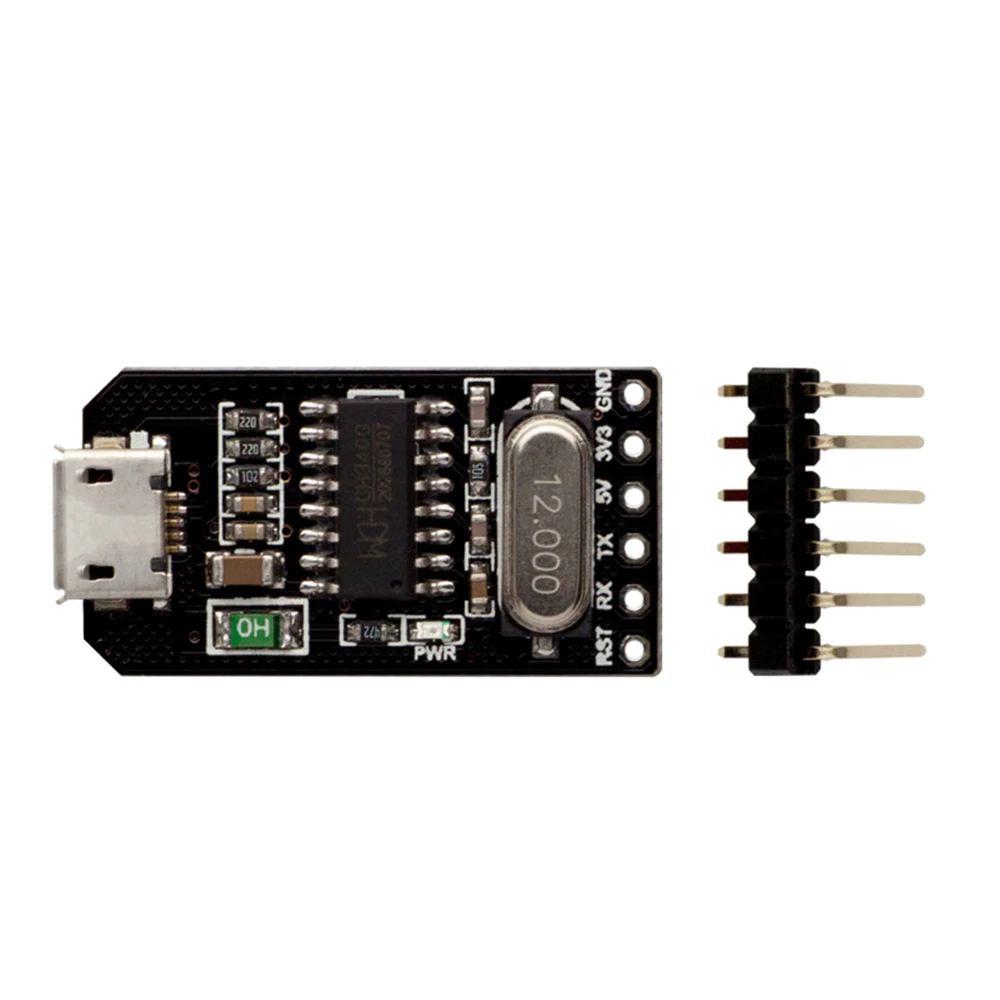 RobotDyn Usb к ttl UART CH340 последовательный преобразователь Micro 5 В/3 3 В IC CH340G|Запасные
