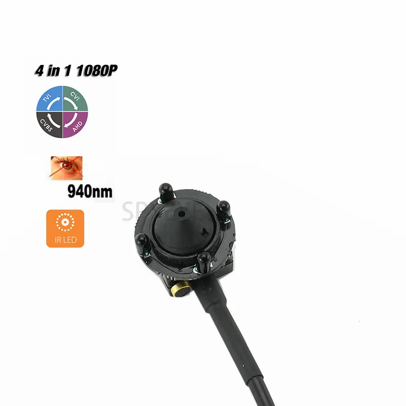  15*15mm Mini 940nm IR Camera Invisible Night Vision 1080P TVI/AHD/CVBS/CVI UTC Sony323 Mini Ahd Ana - 32955127074