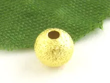DoreenBeads 200 шт золотого цвета Звездные шарики 5 мм Диаметр. (B01148), yiwu