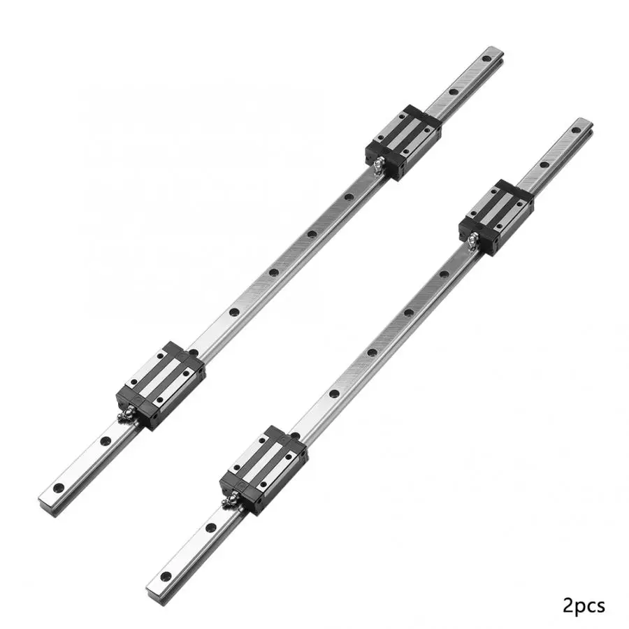 linear guide 2pcs HGR20-700mm Linear Rail Guide Rail & 4pcs Carriage Slide Block geleiderail