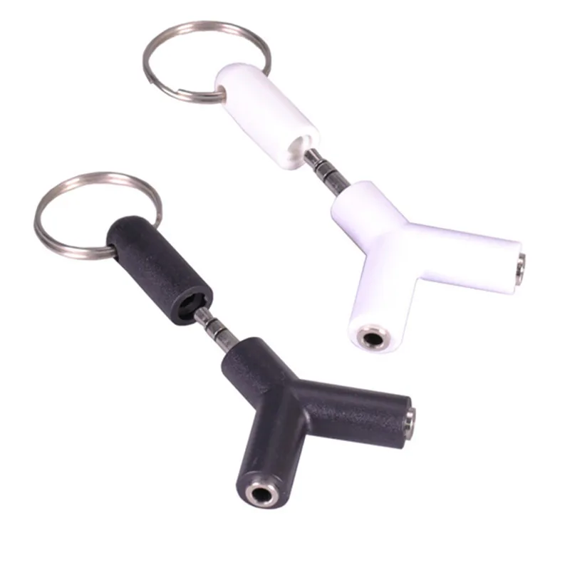 

LEORY Y Type 3.5mm Headphone Male To Dual Female Audio Cables Headphone Splitter Adapter Plug Stereo Earphone Music Sharing