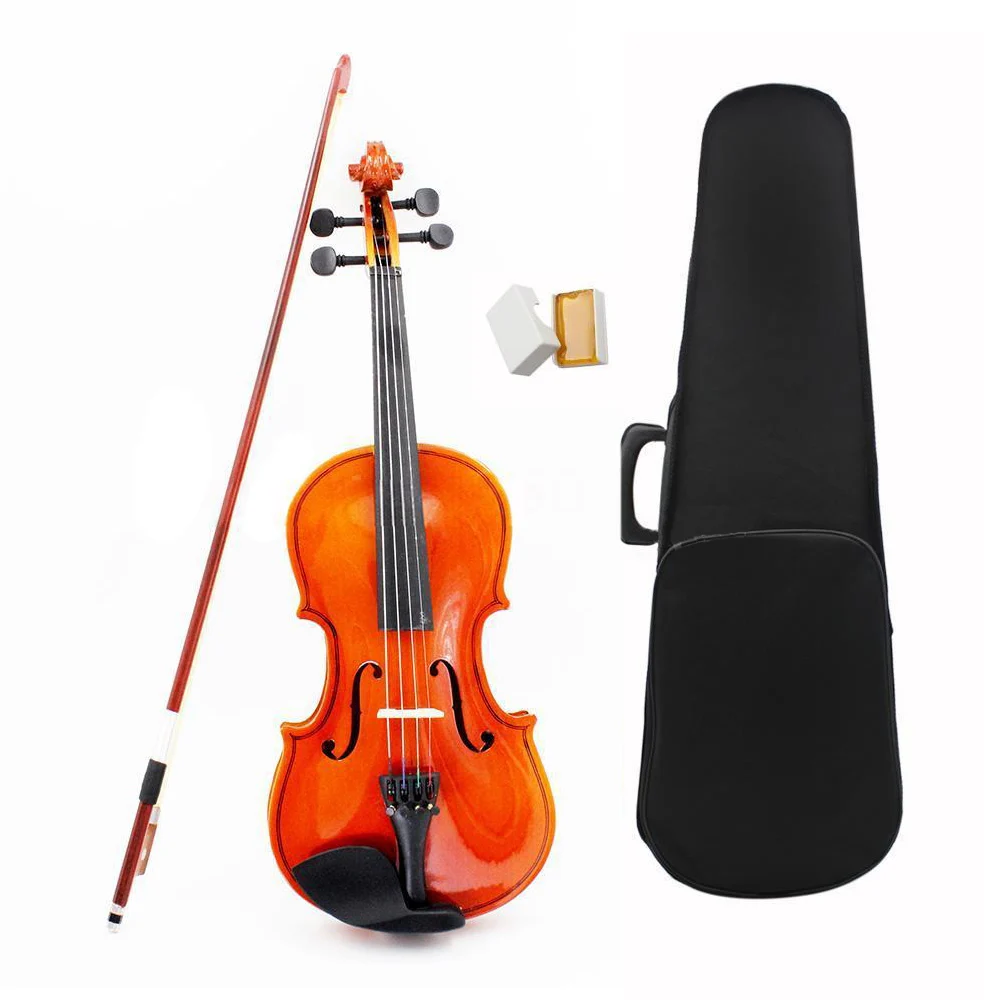 

Violin ADDFOO 1/8 Size Acoustic Violin with Fine Case Bow Rosin Bridge For Age 3-6 M8V8 Basswood Steel String Arbor Bow 5PCS/Set
