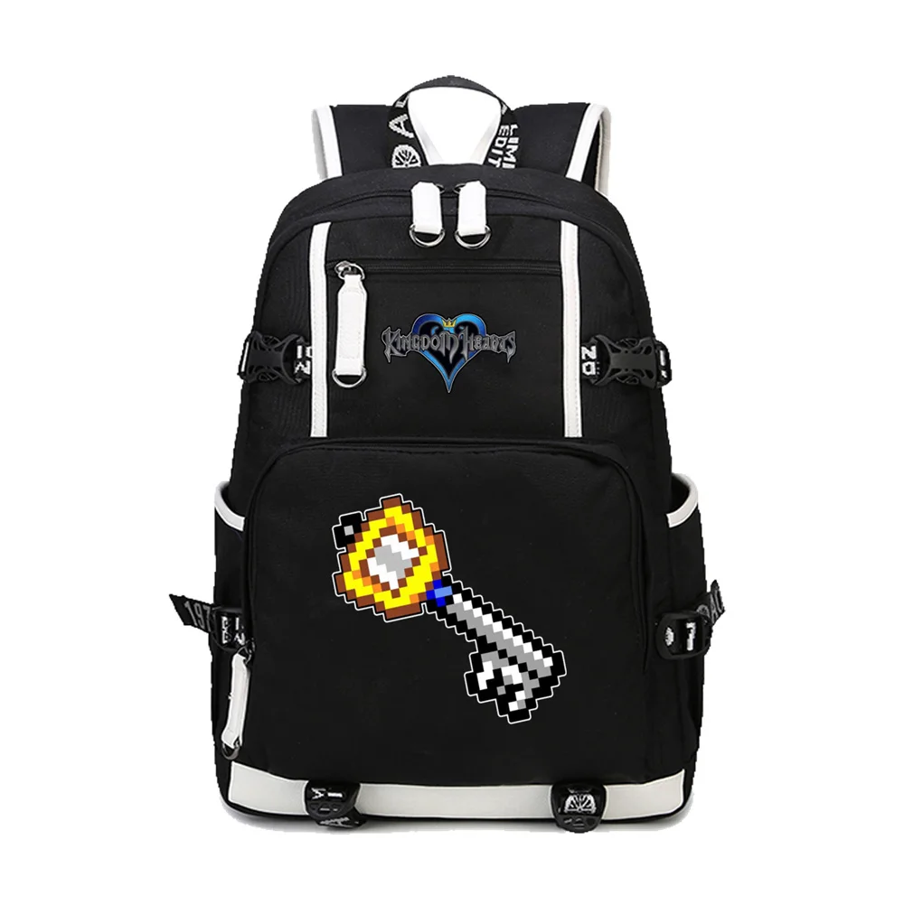 2019 игры Kingdom Hearts рюкзак косплей Сора ноутбук плечо путешествия сумка ранец студент школьная сумка Boobkag холст