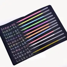 12/24/36/48 Цвет флэш-гель ballpint ручка запаска для текстовыделителя Цвет блестящими пополнения Живопись Рисунок пером Цвет чернила для перьевых ручек