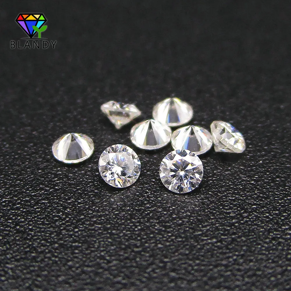 

Factory Price 3.0~11mm Round Shape Star Cut GH Color Loose White Moissanites Stone For Engagement Ring Jewelry