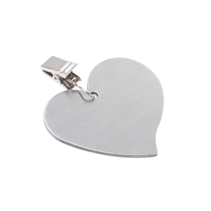 

6Pcs Tablecloth Clip Portable Stainless Steel Heart Shape Table Cloth Skirt Holders Cover Clamps for Camping Outdoor Picnic
