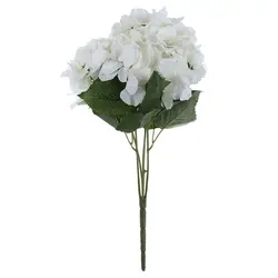Искусственная Гортензия цветок 5 большой букет (диаметр 7 "Каждая голова)