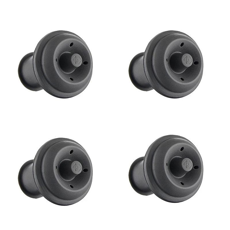 

4Pcs Red Wine Vacuum Air Pump Bottle Stopper Reusable Sealer Vacuum Wine Saver Bottle Stopper Bar Supplies