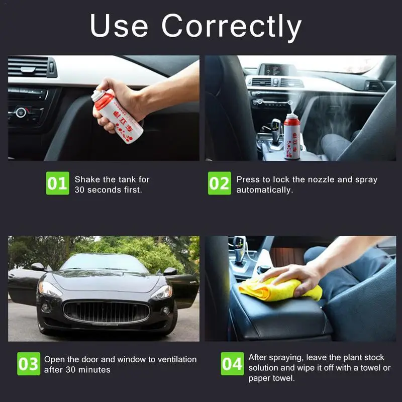 Car Accessories Automobile Air Purification Air Conditioning Air Disinfection Deodorant Formaldehyde Spray Cleaner 150ml