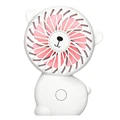 Usb Handheld Fan Nette Cartoon Drei Geschwindigkeit Große Wind Nacht Licht Lade Handheld Wind Tragbaren Kleinen Ventilator|Ventilatoren| -