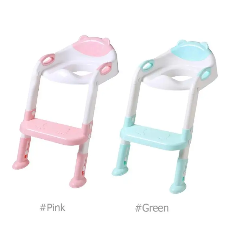 

Kids Toilet Training Seat Folding Baby Potty Infant with Adjustable Baby toilet ladder folding seat toilet baby toilet