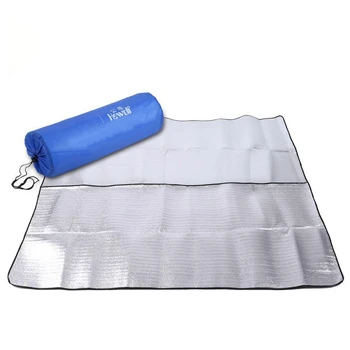 

Hewolf Foldable Folding Mattress Mat Pad Waterproof Aluminum Foil Tent Ground Sheet Outdoor Camping Mat Picnic Mattress Tents