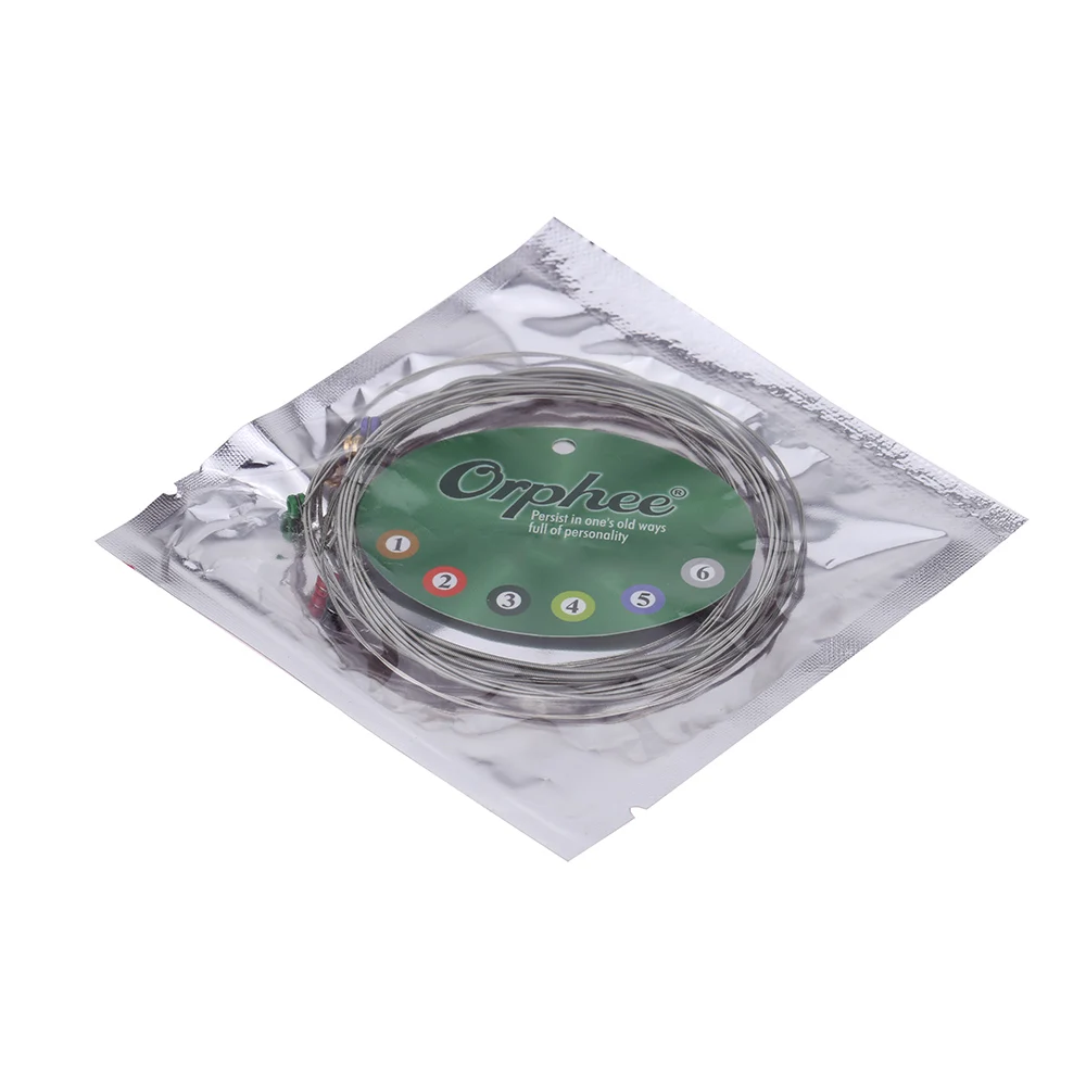 Orphee RX19 6 шт. набор электрогитарных струн (.011 .050) никелевый сплав средние Натяжные
