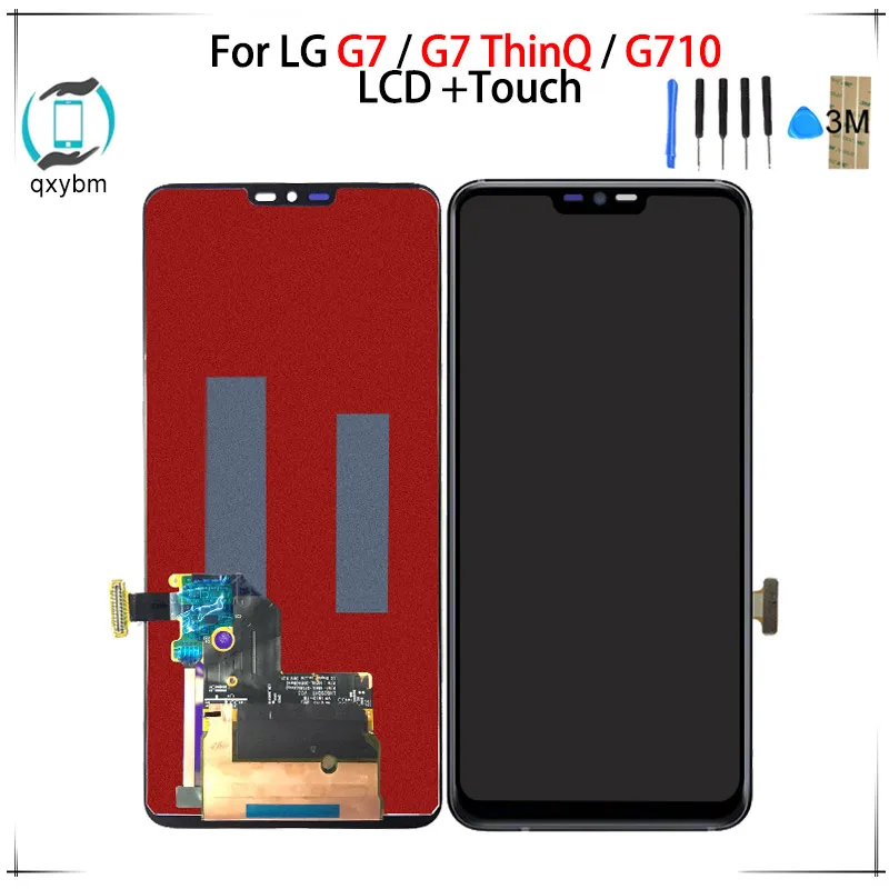 

For LG G7 ThinQ G710 G710EM G710PM G710VMP LCD Display Screen Accessories Replacement For LG G7 with free tools No dead pixel