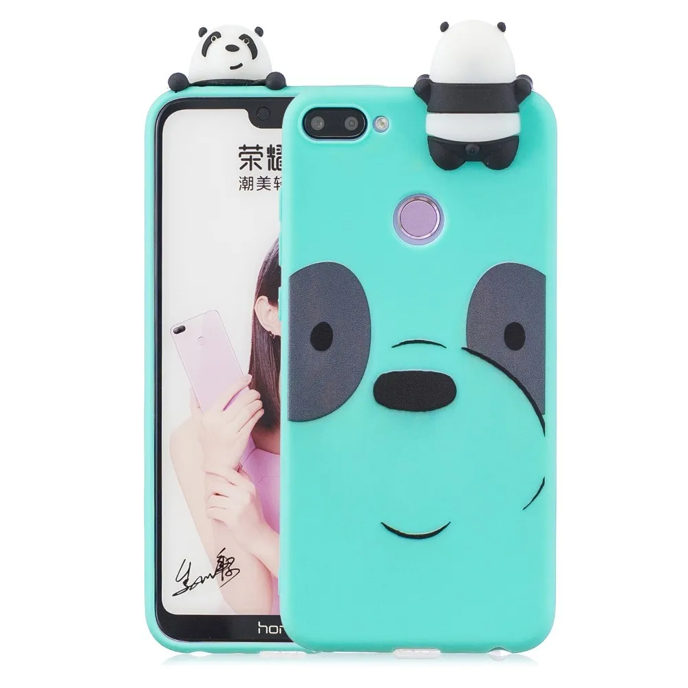 3D Diy Cartoon Animal Phone Case For Xiaomi Mi A1 A2 5X 6X F1 Redmi Note 4 4X 5A 5Plus 6 6A Pro S2 Panda Pig Duck Cat Back Cover